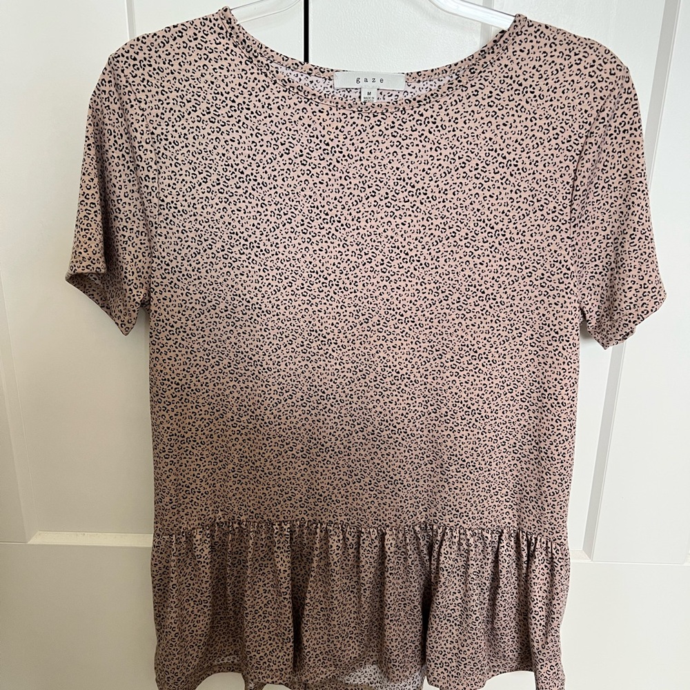 Gaze Cheetah Print Top